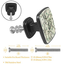 banconota 4 PCS Pomelli per Porta, Pomolo per Mobile, Pomelli per Mobili con Viti, Maniglia per Armadietto, Pomelli per Porta, Pomelli per Cassetti per Porta, Armadio, Cassetto e Credenza