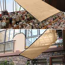 Yagosodee Telo Ombreggiante con Occhielli Telo Protezione Solare per Giardino Patio Balcone Fiori Piante (1X1.8)