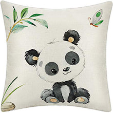 Artscope Federe Cuscini Divano Poliestere Biancheria Gettare Set di 4 Decorativo Caso Federa per Cuscino Divano Letto Auto, 45 x 45 cm (Animali Simpatici Cartoni Animati)