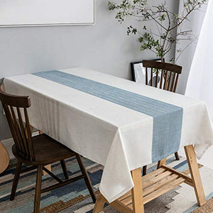 PhantasyIsland.com Tovaglia Piazza Tovaglia Antimacchia Copritavolo Protegge Il Tavolo per Sala da Pranzo Lavabile per Feste,135x180cm