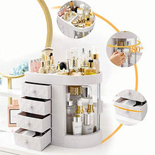 ACEWD Organizzatore di Trucco, Espositore Cosmetico Girevole da 180 Gradi, Organizer per Vanità Regolabili Scaffale da Bagno Organizer Cosmetico da Bancone, Contenitore Cosmetico Trasparente