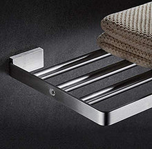 WMYATING - Portasciugamani in acciaio inox 304, salvaspazio, sicuro, comodo e bello, per bagno, bagno, WC