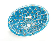 Aqua Azul – Lavabo Talavera messicano – Cerames | Lavabo da incasso 44,5 x 36 x 13 cm | Lavabo ovale per bagno, bagno degli ospiti