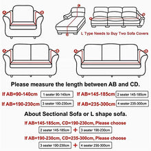 Zhongdalian Copridivano Elasticizzato Separato Chaise Longue - Fodera per Divano Separato a Forma di L È Necessario Acquistare 2 Pezzi (3 posti: 190-230 cm, Nero)