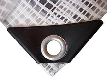 Tata Home Telo in PVC Antristrappo Retinato Rinforzato e Resistente Trasparente Impermeabile con Occhielli Misura cm 400x500 Metri 4,0x5,0