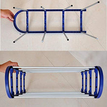 XWZH Cabinet Scarpe da Polvere Capannoncino da Scarpe da Scarpa a 4 Livelli Shoe Tower Cabinet Impilabile Ingresso Entrata 12 Paia unità di stoccaggio per Scarpe, 57 x 19 x 57 cm (Color : Blue)