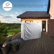 Eurobuy Patio Altalena Pieghevole Della Copertura Impermeabile Durevole Amaca Altalena Aliante Copertura 67X63x47 Pollici All Weather Protezione Esterna Mobili da Giardino Copre