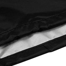 Fodera per sedia reclinabile pieghevole per esterni Copertura per mobili da Giardino in tessuto Oxford impermeabile antivento nero Copertura per lettini prendisole con custodia 93 x 82 cm (2 Pezzi)