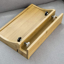 SoBuy Vassoio da letto Mensole per Camerette Comodino Piccolo Portaoggetti sul Comodino Legno NKD01-N