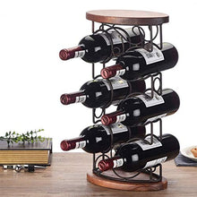 LHQ-HQ cremagliera del Vino del Vino in Legno massello armadietto del Vino cremagliera 6 Bottiglie Possono Essere impilati Supporto del Vino armadietto del Vino di casa Antiscivolo antiruggine Sicuro