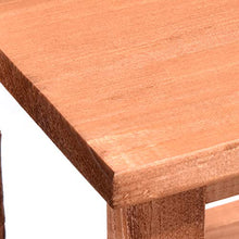 HOUSE COLLECTION Sgabello in Legno Naturale, 29x29x45 cm