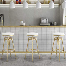 CMX-Barhocker Sgabelli da Bar Sgabelli da Bar in Pelle PU Sgabello da Cucina Girevole a Gas Altezza Sedile Regolabile Sgabello da Pub da 70 a 85 cm