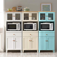 LULUVicky in Piedi Bagagli Petto in Piedi Bagagli Petto Utility Governo Buffet Ingresso Bar Storage Table Cassetto Bassa Credenza (Color : Blue, Size : 60x40x150cm)