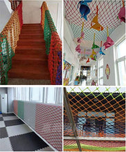 WEIFAN Rete di Protezione per Bambini Esterna Decorativa Colorata, Rete di Recinzione per Parco Giochi per Asilo Nido Resistente agli Urti