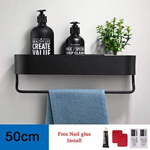 Zixin Bagno Corner Stand Nero Bagno Scaffale da Bagno 30-50 cm Lunghezza Cucina Scaffali Parete Doccia Canestro portaoggetti Asciugamani Asciugamani Bar Ganci da Bagno Accessori per Il Bagno