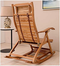 Sedia a Sdraio Beach Yard Piscina Pieghevole Pieghevole Reclinabile Chaise Chaise Bamboo Lounge Chair Interno Outdoor Rocking Relax Chair