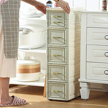 Cassapanca stretta Limita Governo di immagazzinaggio for i piccoli spazi fessura Governo di immagazzinaggio cassetto della cucina stretta fessura Viso bagagli ( Color : Green , Size : 18x32x84cm )