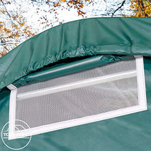 TOOLPORT Tenda Garage 3,3 x 7,2m Tenda per Il Bestiame Tenda Capannone in PVC ca. 550 g/m² e Stabile Costruzione in Acciaio Verde
