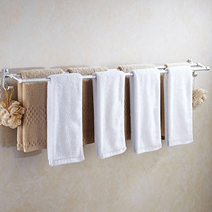 Portasciugamani portasciugamani in alluminio doppio portasciugamani sospeso servizi igienici per bambini portasciugamani bagno ciondolo 70 cm
