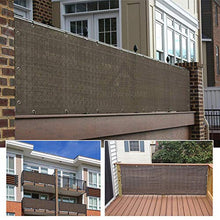 COFFEE CAT Copertura per Schermo Privacy per Balcone UV (Venduto al Metro) - Rete in 0,75 Metri di Larghezza, Resistente alle Intemperie, Copertura per Balcone A Bassa visibilità - Grigio