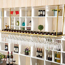 GAXQFEI Cucina Vino Stoccaio Di Stoccaio Del Vino Portatore Del Vino, Porta Calsa, Porta Calcina, Portatore Di Vincano Di Vino Del Metallo Appenale, Bar Doppio Let Glass Inveio Invertto Invertto, A