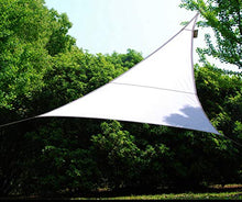 TELO VELA OMBREGGIANTE 5X5X5 TRIANGOLARE POLIESTERE BIANCO