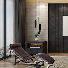 CN Cover Moderna Poltrona Reclinabile della metà del Secolo, Chaise Longue in Pelle, Angolo Reclinabile Regolabile, Forte capacità di Carico, Adatto per Il Soggiorno Dell'ufficio Giardino