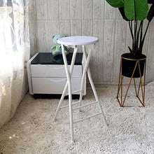 Sgabelli Bar Pieghevoli, Sgabelli da Bar per La Casa, Sgabello da Bar Bianco, Sedie da Bar Esterno, Semplice E Portatile, per Feste E Riunioni di Famiglia