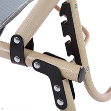 YQZ Salotto da Campeggio Pieghevole per Esterni, reclinabile per Patio Leggero Pieghevole Regolabile con Cuscino Rimovibile, per Giardino sulla Spiaggia all'aperto, 76 x 24,8 x 11,8 Pollici