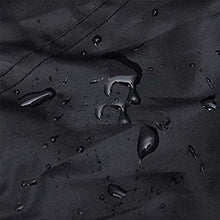 YULIAN Mobili da Giardino Coperture Impermeabili 160x140x100cm, Terrazza Mobili Cover Copertina Protezione Anti-età sostenibile Swing Tavolino Tavolino Mobili in Rattan, Nero, Personalizzab.