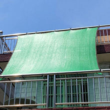 WXQIANG Patio/Tenda/Finestra di Shade Verde della Copertura sulla Schermo del recinto con Antivento e l'80% UV Block, saracinesche Netto Vele for Pergola Garden Protezione Protezione Solare, Isola