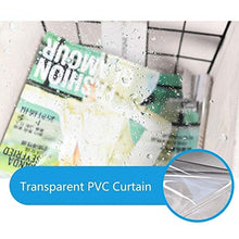 Tenda per Porta Termica GDMING Porta Schermo Magnetico, Robusto Telo Insonorizzato, Trasparente Protezione dal Freddo PVC Autoadescante Porta, per Negozio di Vestiti Ingresso Balcone, 33 Dimensioni