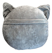 BLOSSOMLIFE 3D Stampato Cuscino 38,1 cm Funny Dog Head Decorativo Peluche, Husky B, Diameter: 15 inch
