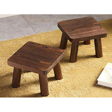 HHXD Sgabello in legno Qualità Di Pino/Piccoli Panca Tappetino Antiscivolo/Adatto per Soggiorno Bagno Balcone Camera da Letto/Come mostrato / 20×16cm