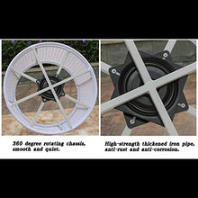 MTBH PMTBHLettino da Giardino in Rattan con Divano Pigro Casual, Adatto per Divano da Giardino con Balcone