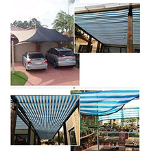 Incatramata Parasole Sail, Tenda da sole Baldacchino, tendalino parasole, protezione solare, Sole Vela, Auto Parasole Tenda da sole, Rettangolo,, UV Block Patio Canopy nel colore crema (Colore: Blu, D