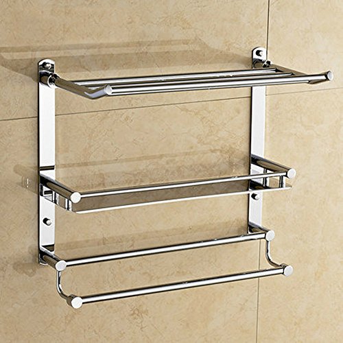MBYW Portasciugamani Moderno Minimalista Portasciugamani Elegante per Il Bagno di Moda Portasciugamani in Acciaio Inox mensola Bagno Appendiabiti portasciugamani Bagno portasciugamani