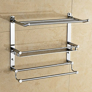 MBYW Portasciugamani Moderno Minimalista Portasciugamani Elegante per Il Bagno di Moda Portasciugamani in Acciaio Inox mensola Bagno Appendiabiti portasciugamani Bagno portasciugamani