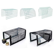 XIAOXIAO Rete ombreggiata Recinzione da Giardino Isolamento Stand di Fiori Reti Solari Rete Supporto for Piante Rampicanti (Pacchetto Include: 1Capannoni Antipioggia* 1rete di Sun * 1Telaio in Ferro)