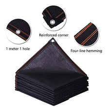 DANDAN Rete Ombreggiante Rete Ombreggiante Riparo per Giardino Ombra Posto Auto Coperto/Pergola/Serra Fiore/Pianta Rinforzo A Quattro Fili Nero A 12 Pin (Size : 5 * 8m)