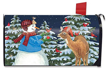 XJ-JX Stagione di Giving Natale Magnetico Casella Postale Copertura Pupazzo di Neve Cervo Standard