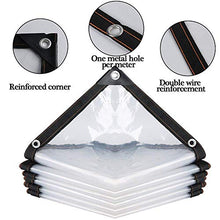 MTYLX Telone Multiuso per Esterni, Telo, Pellicola Isolante Impermeabile Leera in Plastica per Serra, Copertura Antipolvere,Chiaro,3X6M