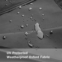 Herefun Copertura per ombrellone, 265CM 420D Telo Copri ombrellone per Ombrellone Impermeabile Copertura Parasole da Giardino Copertura Oxford Impermeabile con Cordicella in Basso - Nero