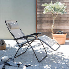 Lafuma LFM2035 Sedia a Sdraio, Grigio, Standard