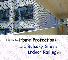JFFFFWI Reti per Bambini, reti di Sicurezza Balcone Decorazioni per finestre Rete Ringhiera Corda Protettiva Recinzione Decorazione per Patio Decorazioni per Bambini Decorazioni per Bambini Ringhier