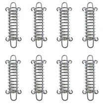 8Pcs Tension Coil Extension Gancio a molla Tensione in acciaio inossidabile Camping Tenda da campeggio Corda di serraggio Tenda di primavera Accessori per campeggio all'aperto escursionismo