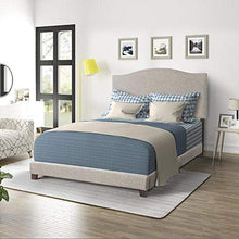 L.W.S Mobili per Camera da Letto Letto Queen Size Tappeto Lenzuola per Unghie per Unghie Letto Piattaforma con Letti con lamiera Suppor