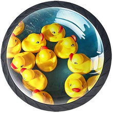Anatre di gomma Pomelli per Porta Set di 4 Pomelli per Mobili Manopole per Cassetti Cucina Armadio Vetro