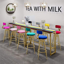 Dining room Chair, bracciolo Tappezzeria, Seggiolone, Sgabello Bar Sgabello Sgabello Bar Sgabello Cafe Counter Home Sedie Pub Premium Altezza girevole ad alte prestazioni regolabile con schienale FACA
