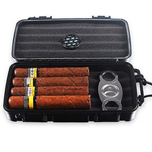 Caishuirong Cigar Box di stoccaggio Viaggi Portatile 5 Pack Impermeabile e umidità Idratante Cigar Box Fumo di Sigaro Box Cigar Humidor Perfetto da Usare in Ufficio e Camera da Letto